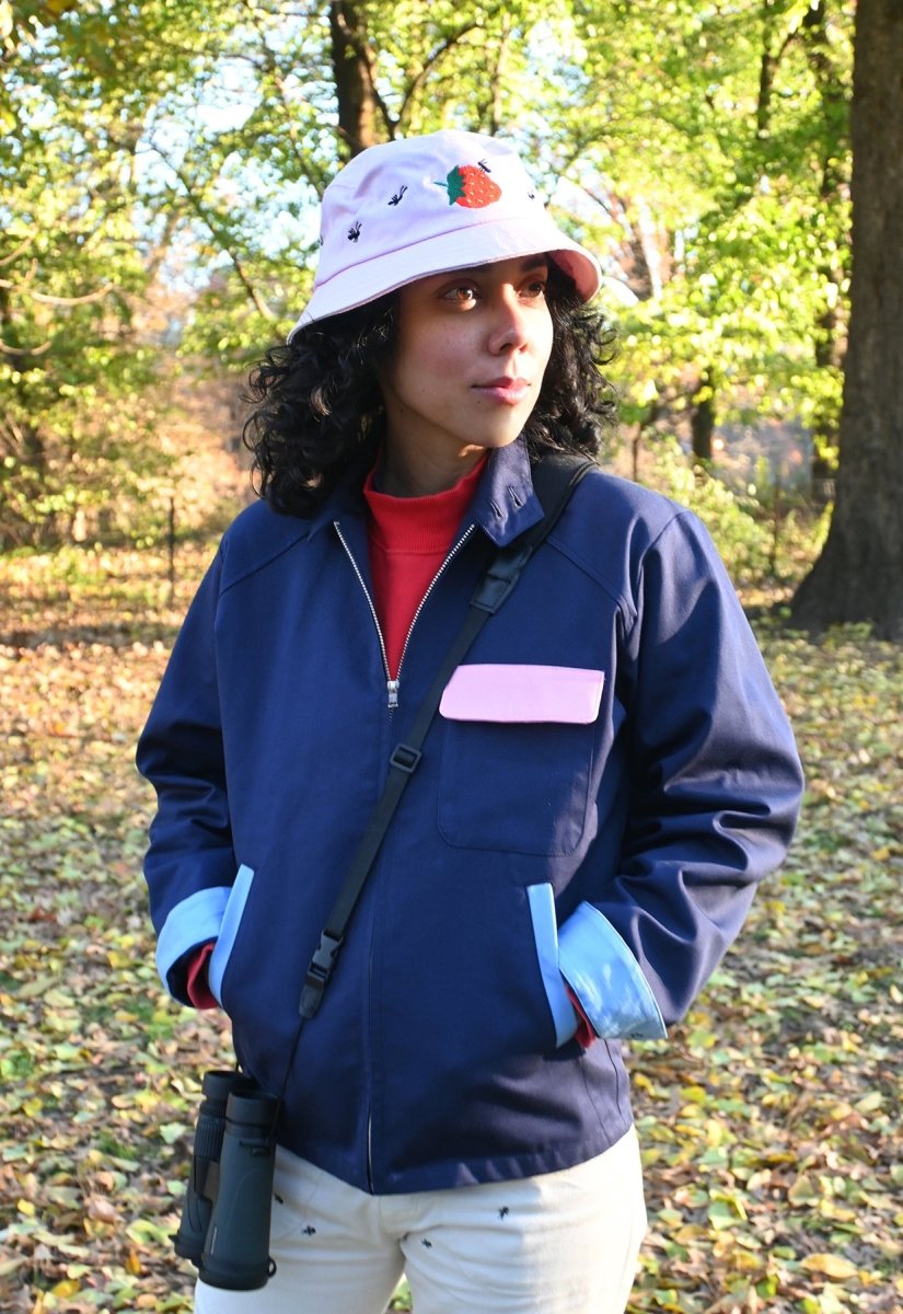 "Strawberry & Ants" bucket hat